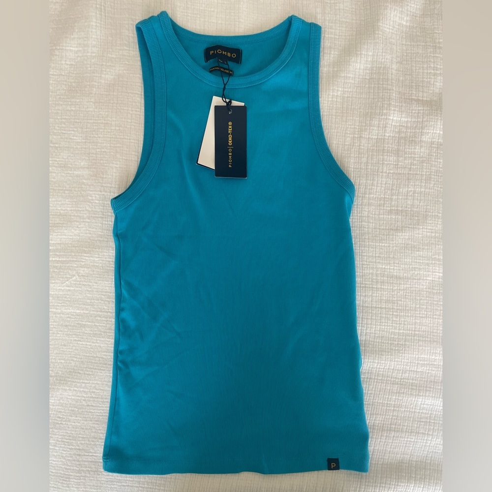 NWT Piombo Ribbed tank top